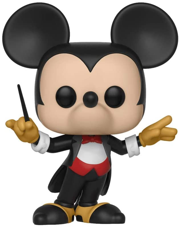 Funko Pop Disney: 90º do Mickey - Maestro Mickey Figura Colecionável, Multicolor