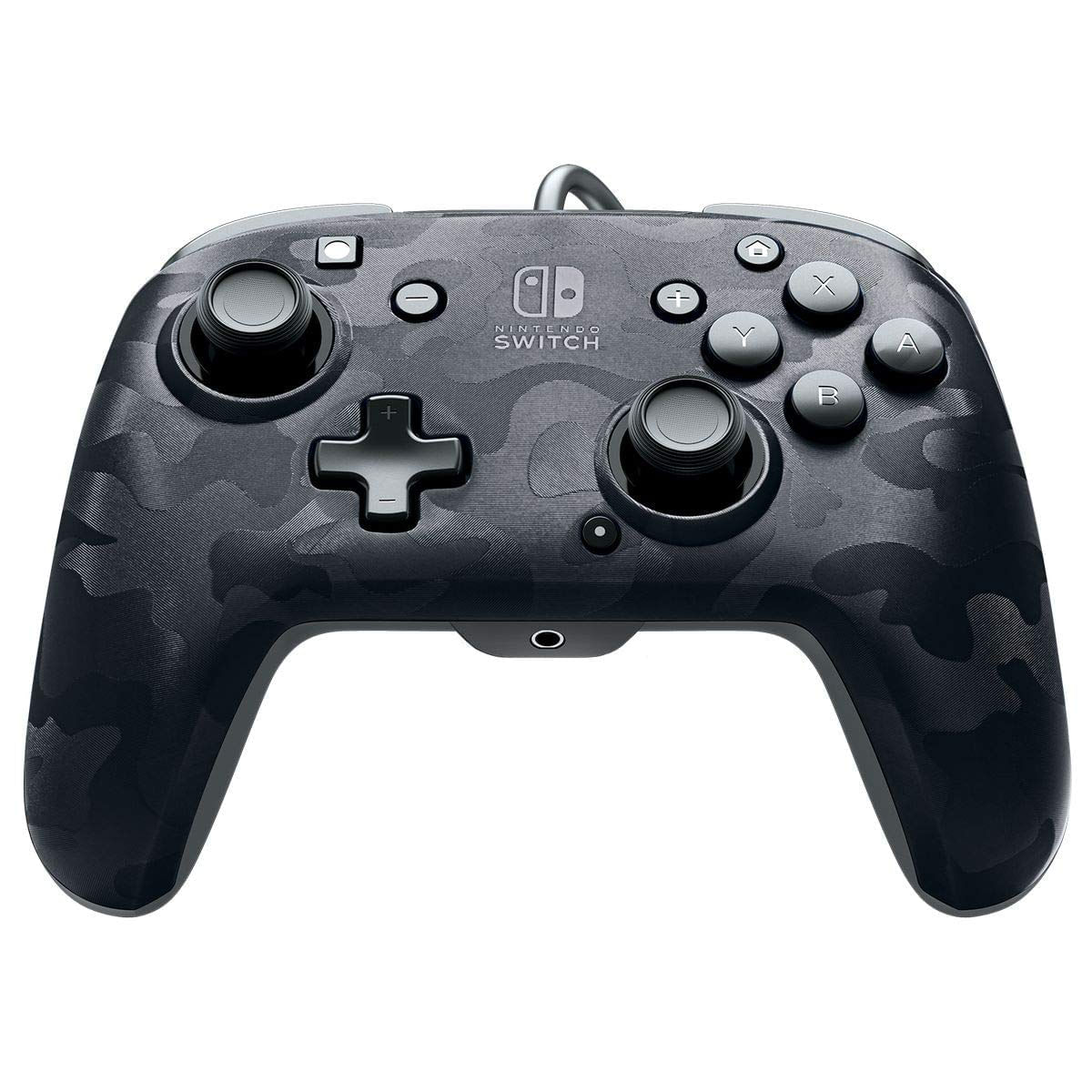 PDP Gaming Deluxe + Audio Wired Controller Faceplate: Black Camo - Nintendo Switch Faceoff