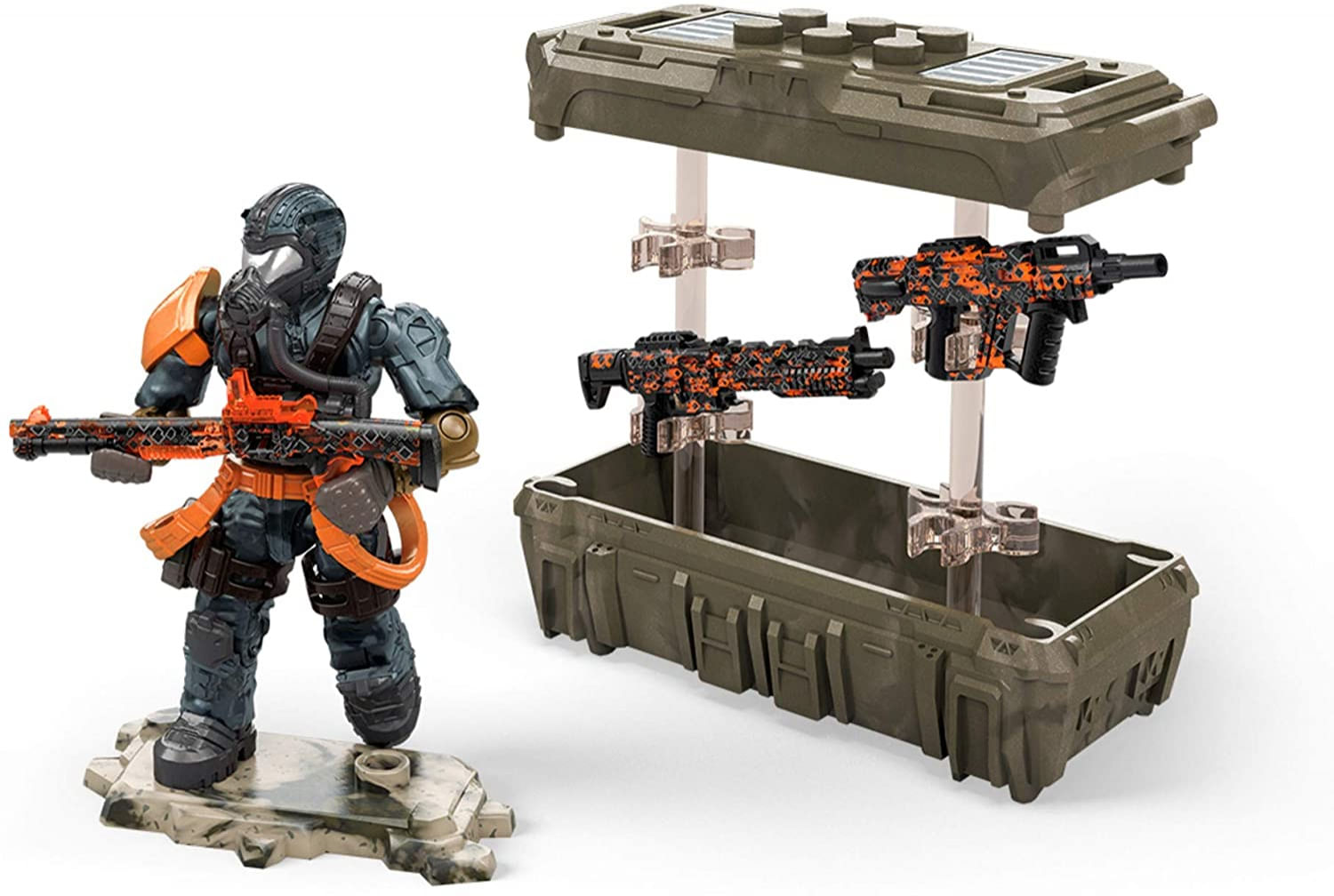 Conjunto De Construção Mega Construx Call Of Duty Firebreak Com Figura