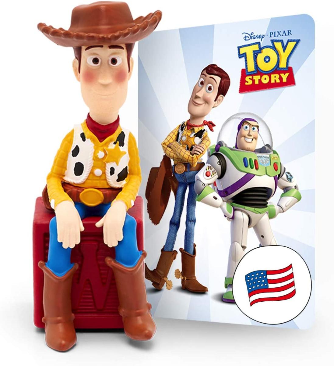 tonies Woody Figurine de Disney's Toy Story - Inclui 1 História e 4 Músicas para toniebox Screen-Free Audio Player - Ages 3 and Up