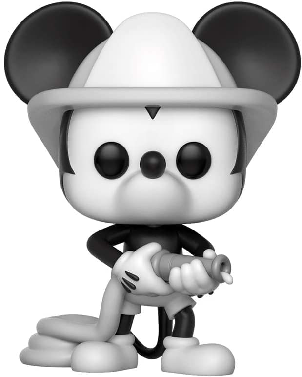 Funko Pop Disney: 90º do Mickey - Bombeiro Mickey Figura Colecionável, Multicolor