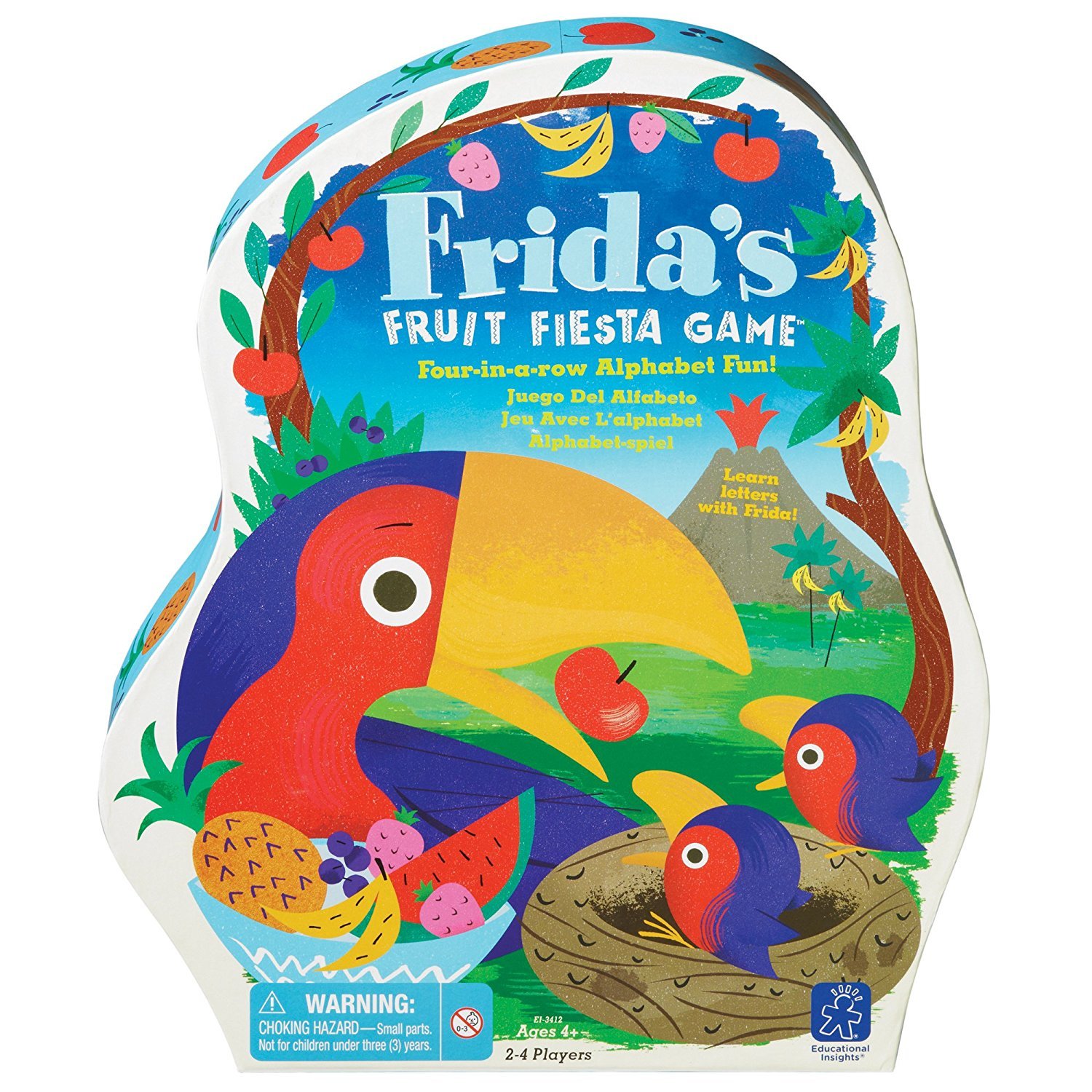 Jogo De Tabuleiro Educational Insights Frida's Fruit Fiesta Alphabet