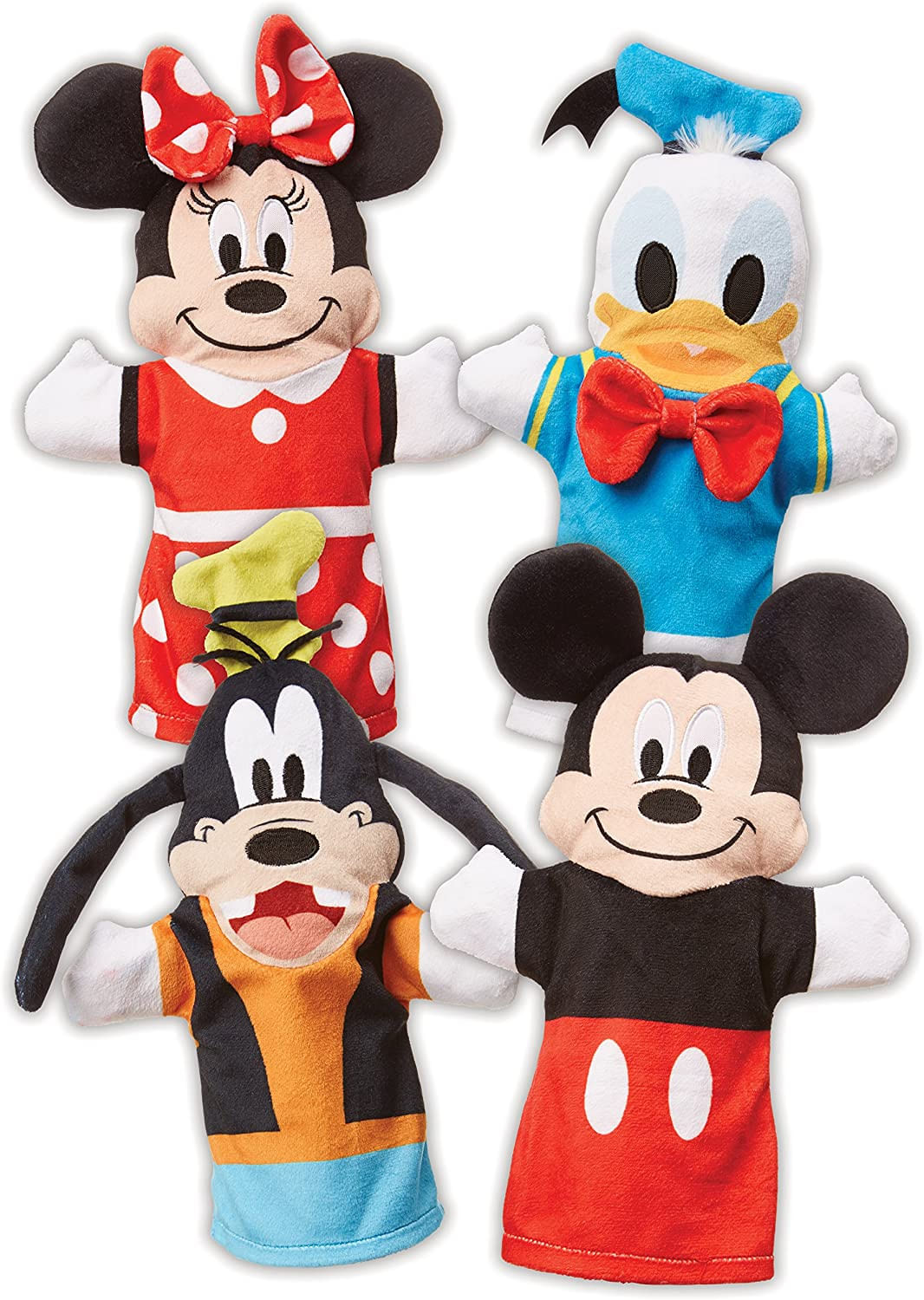 Melissa &amp;amp Doug Disney Mickey Mouse &amp;amp Friends Soft &amp;amp Cuddly Hand Puppets