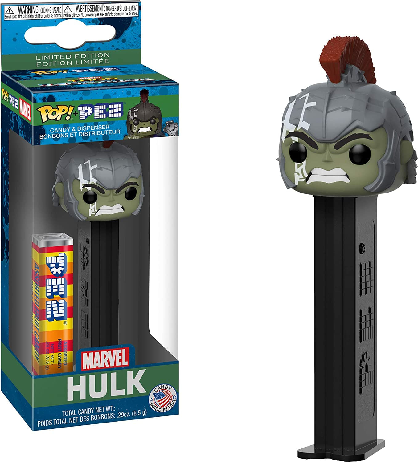 Funko Pop! Pez Marvel - Hulk (estilos Podem Variar) Brinquedo Multicolor
