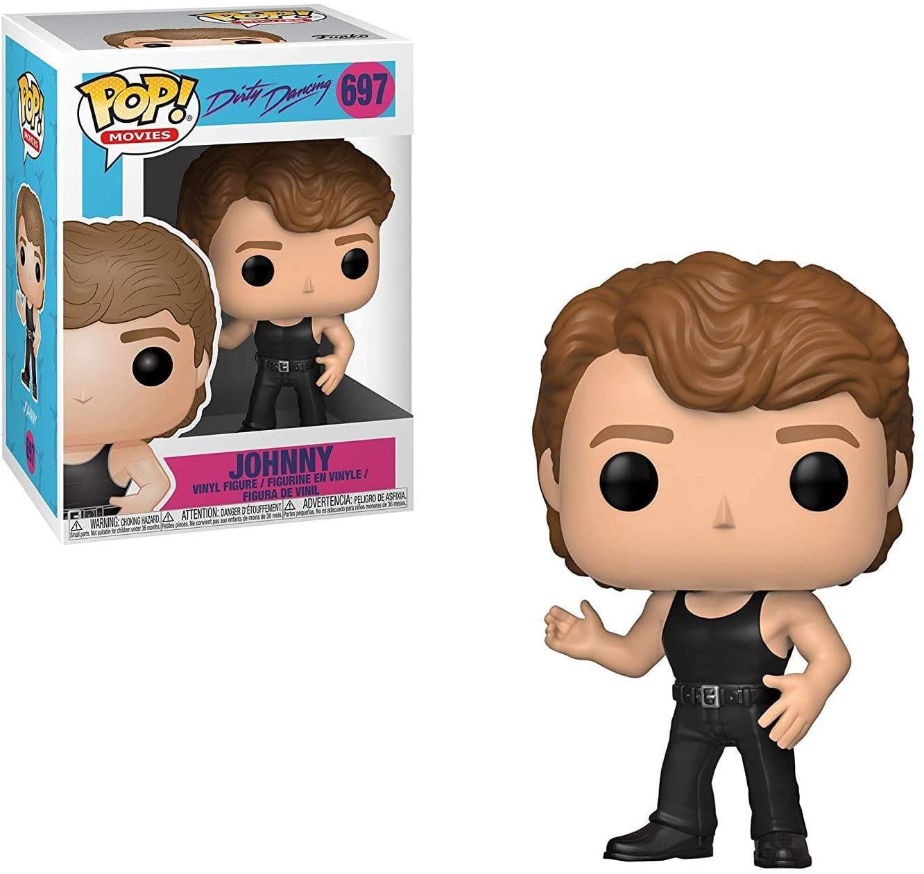Funko Pop Filmes Dirty Dancing - Johnny Toy Multicolor