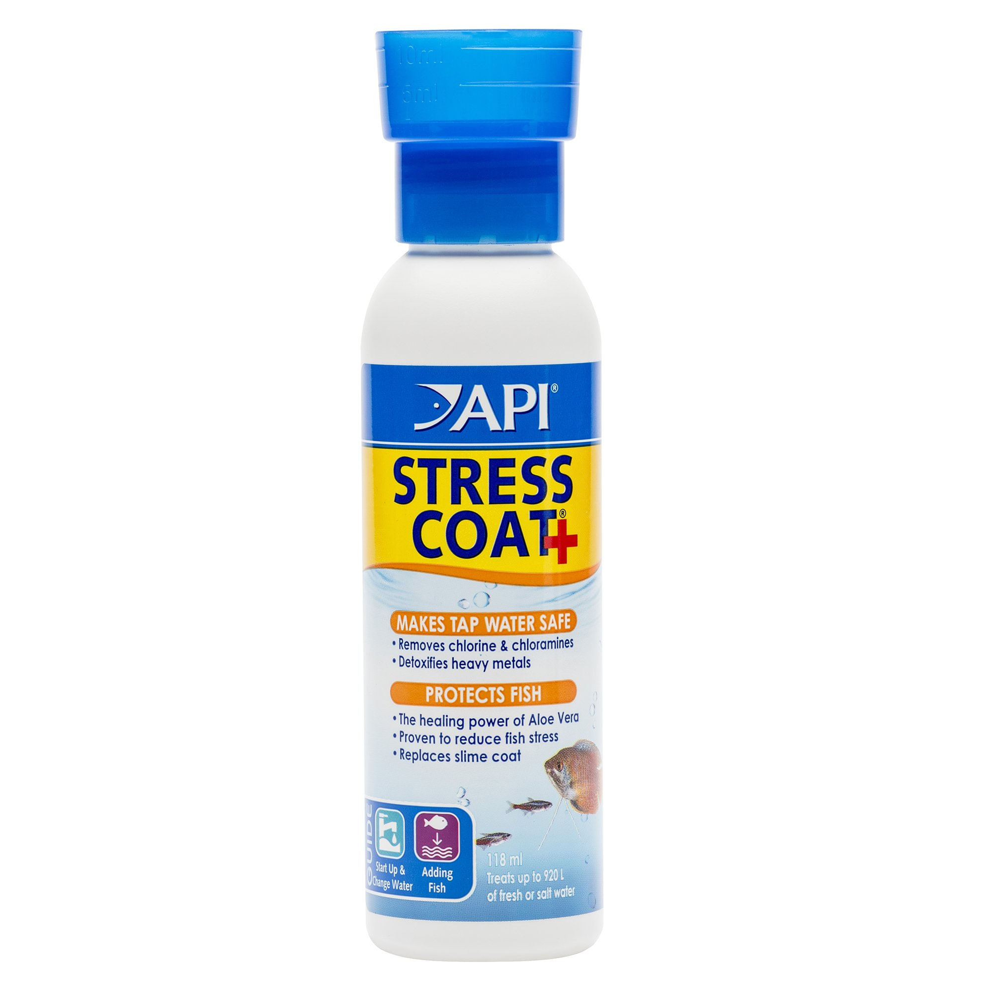 Condicionador De Água De Aquário Api Stress Coat, Frasco De 120 Ml