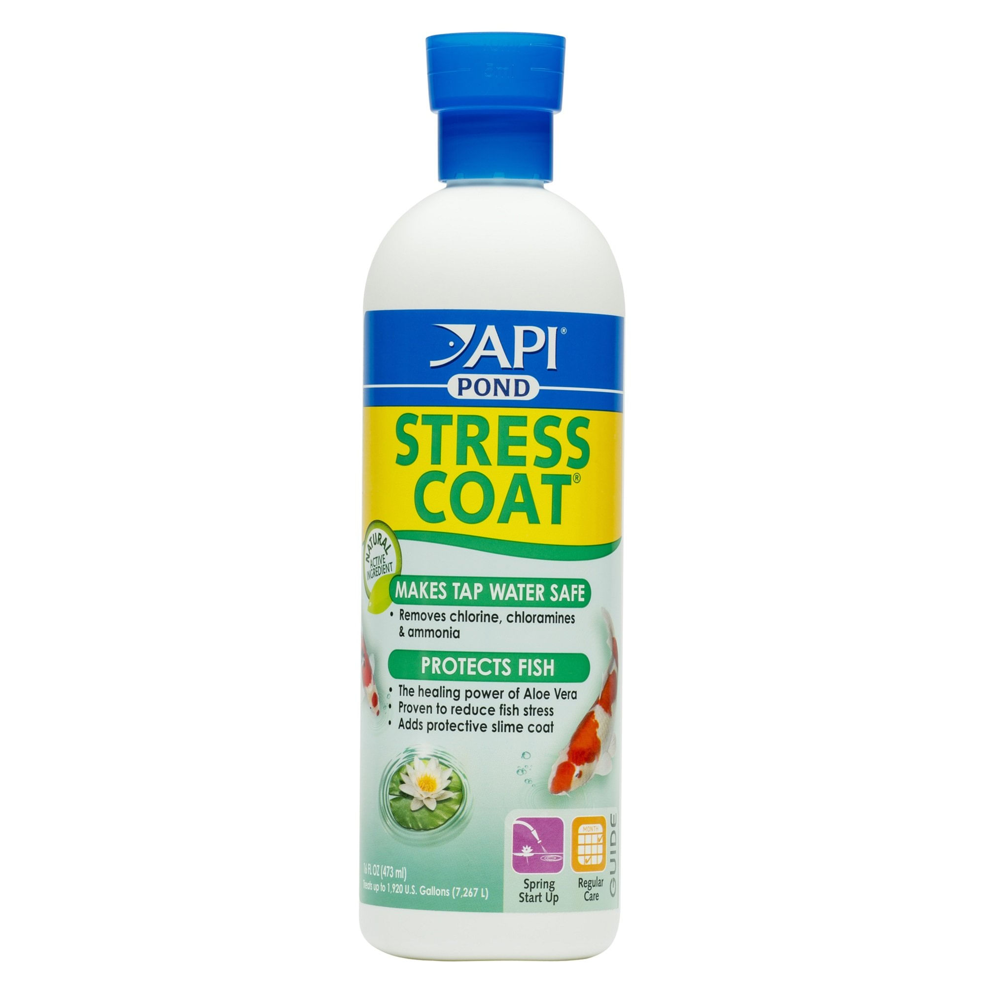 Condicionador De Água Para Lagoas Api Pond Stress Coat Garrafa De 473 Ml