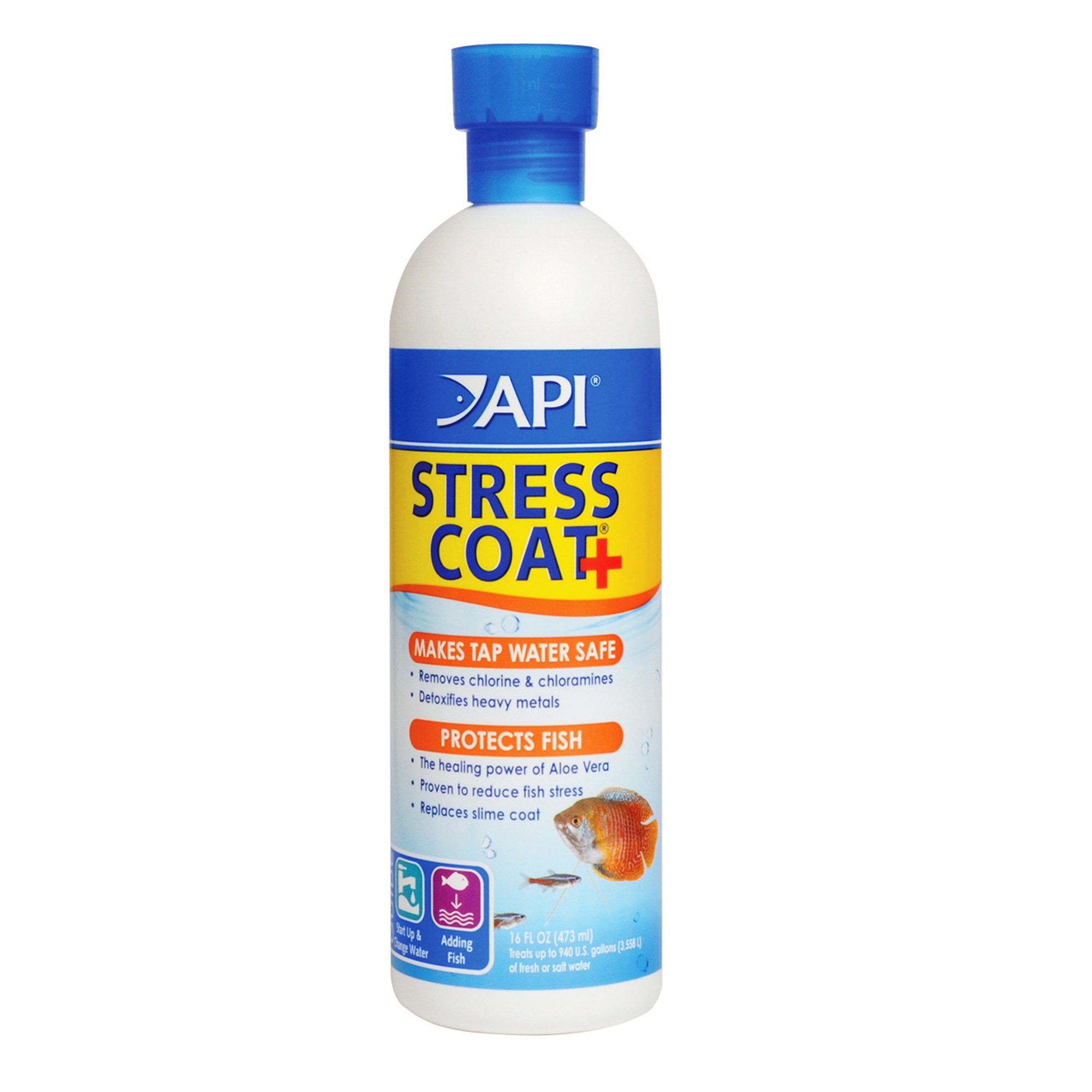 Condicionador De Água De Aquário Api Stress Coat 473ml