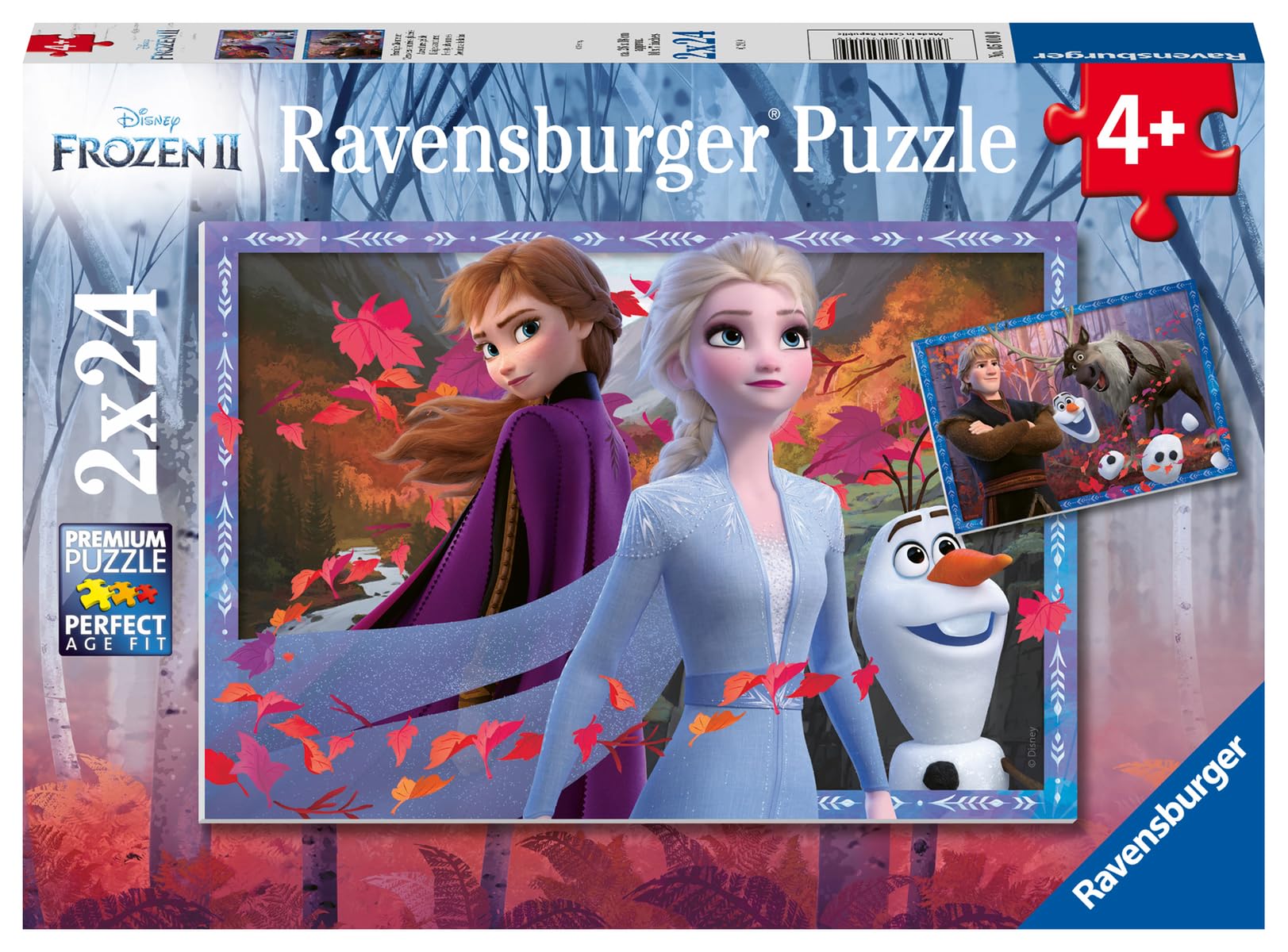 Conjunto De Quebra-cabeças Ravensburger Disney Frozen 2 Adventure