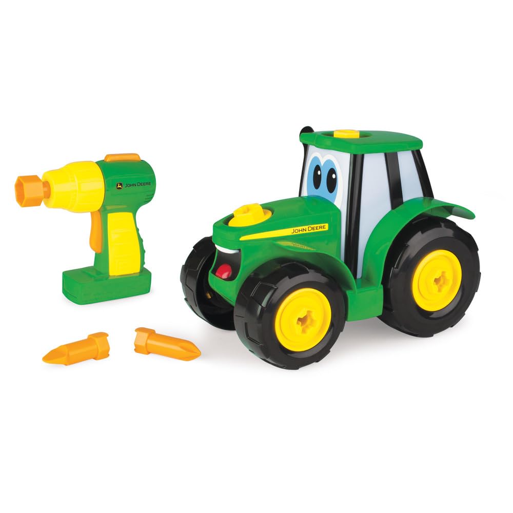 Trator De Brinquedo Build-a-buddy John Deere Com Furadeira De Brinquedo De 3 Anos Ou Mais