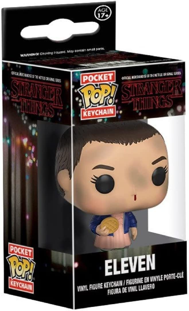 Boneco De Ação Com Chaveiro Funko Pop Stranger Things Eleven Com Eggo