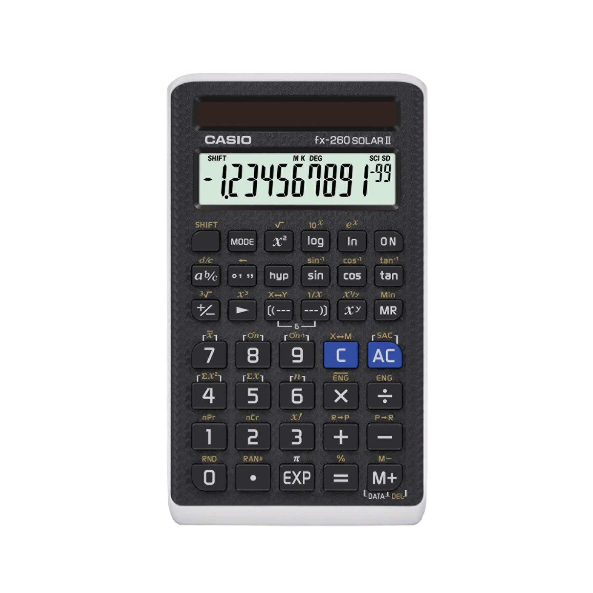 Calculadora Científica Casio Fx-260solarii 1-line Black