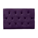 Cabeceira Painel Estofada Paris Solteiro Suede Roxo