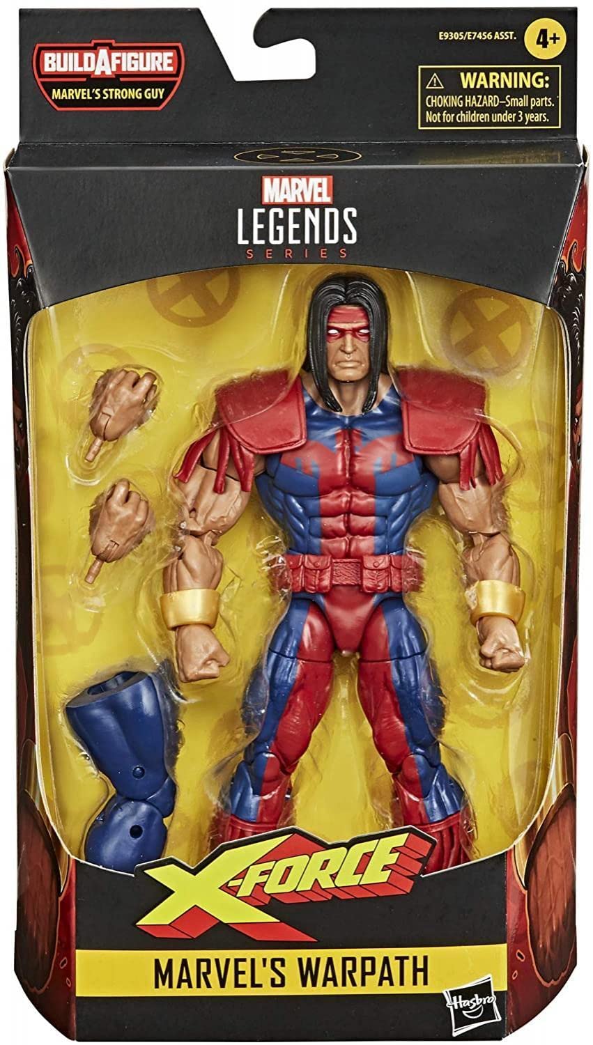 Boneco De Ação Marvel Hasbro Legends Series Warpath 15cm