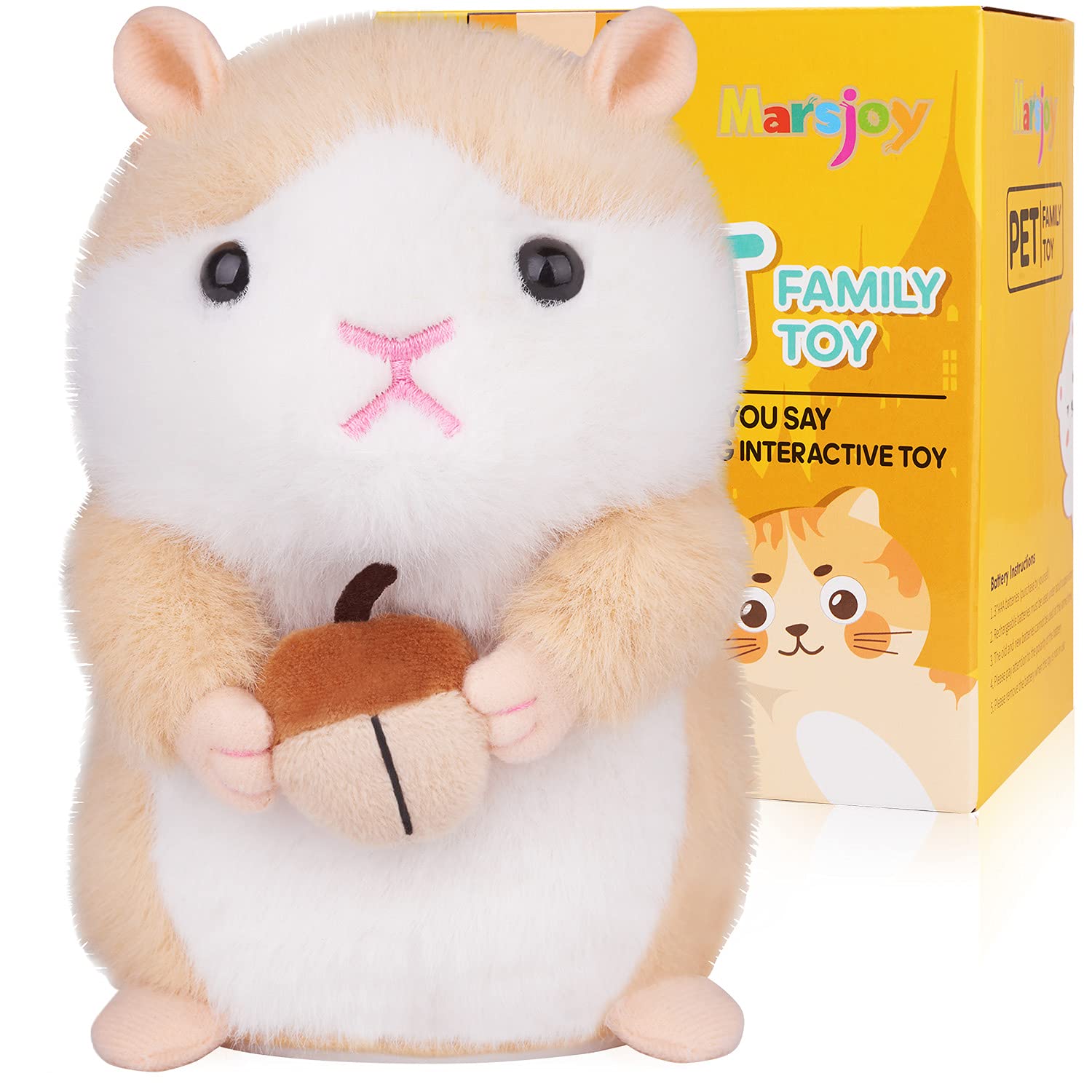 Talking Pet Toy Hamster Robot Peluche Bicho De Pelúcia Para Crianças