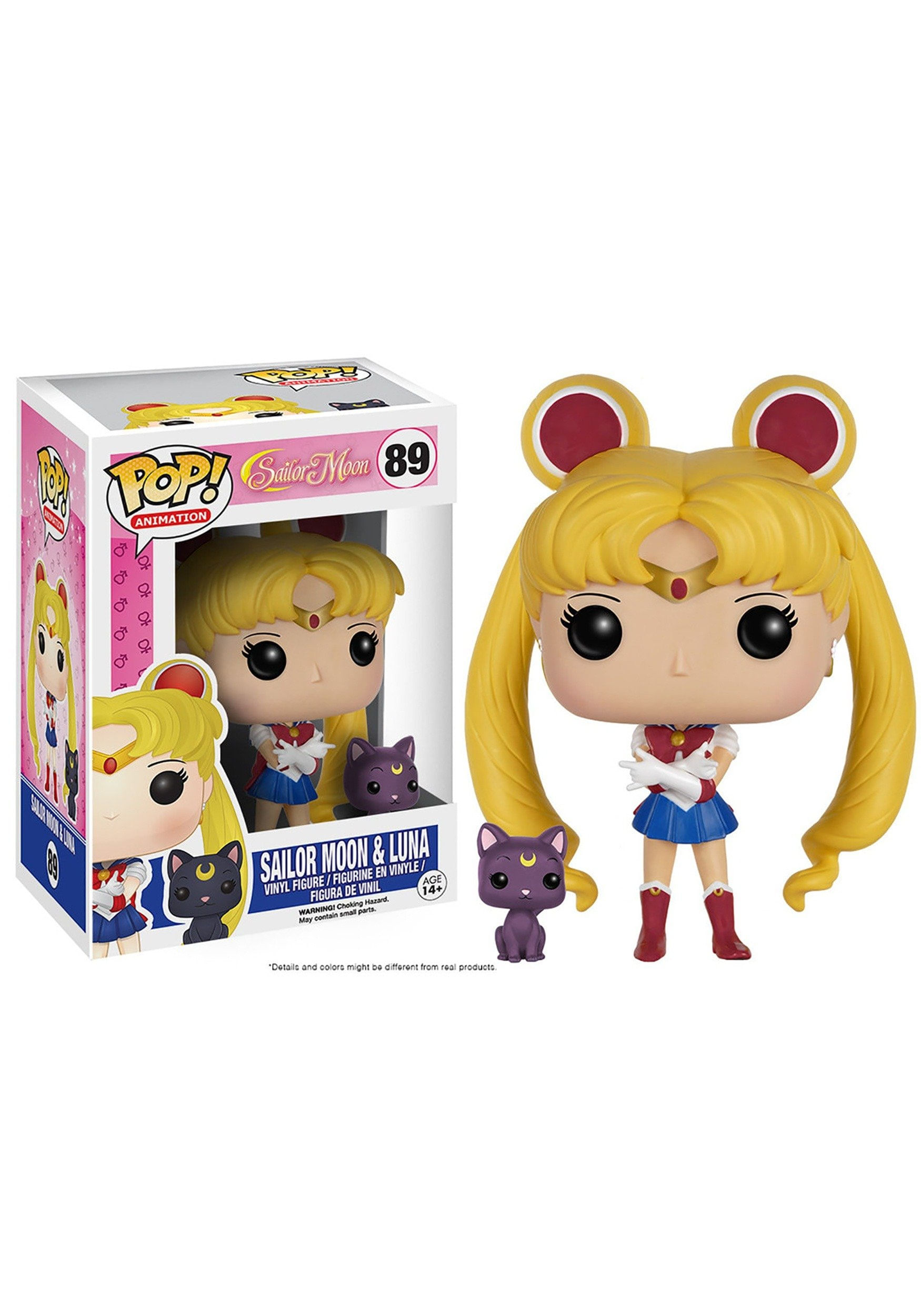 Boneco De Ação Funko Pop Anime Sailor Moon Com Luna