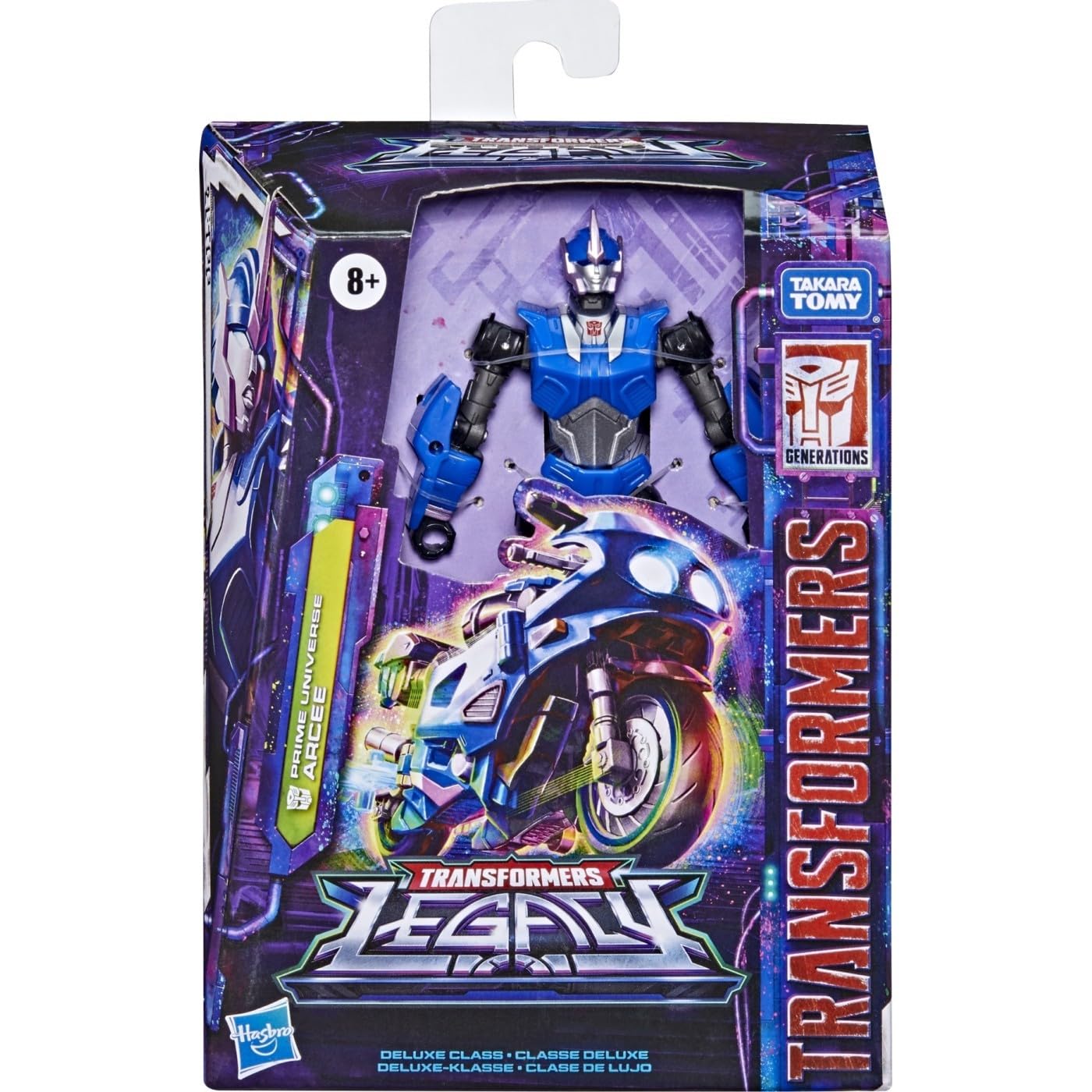 Boneco De Ação Transformers Legacy Deluxe Prime Arcee 14cm - Carrefour