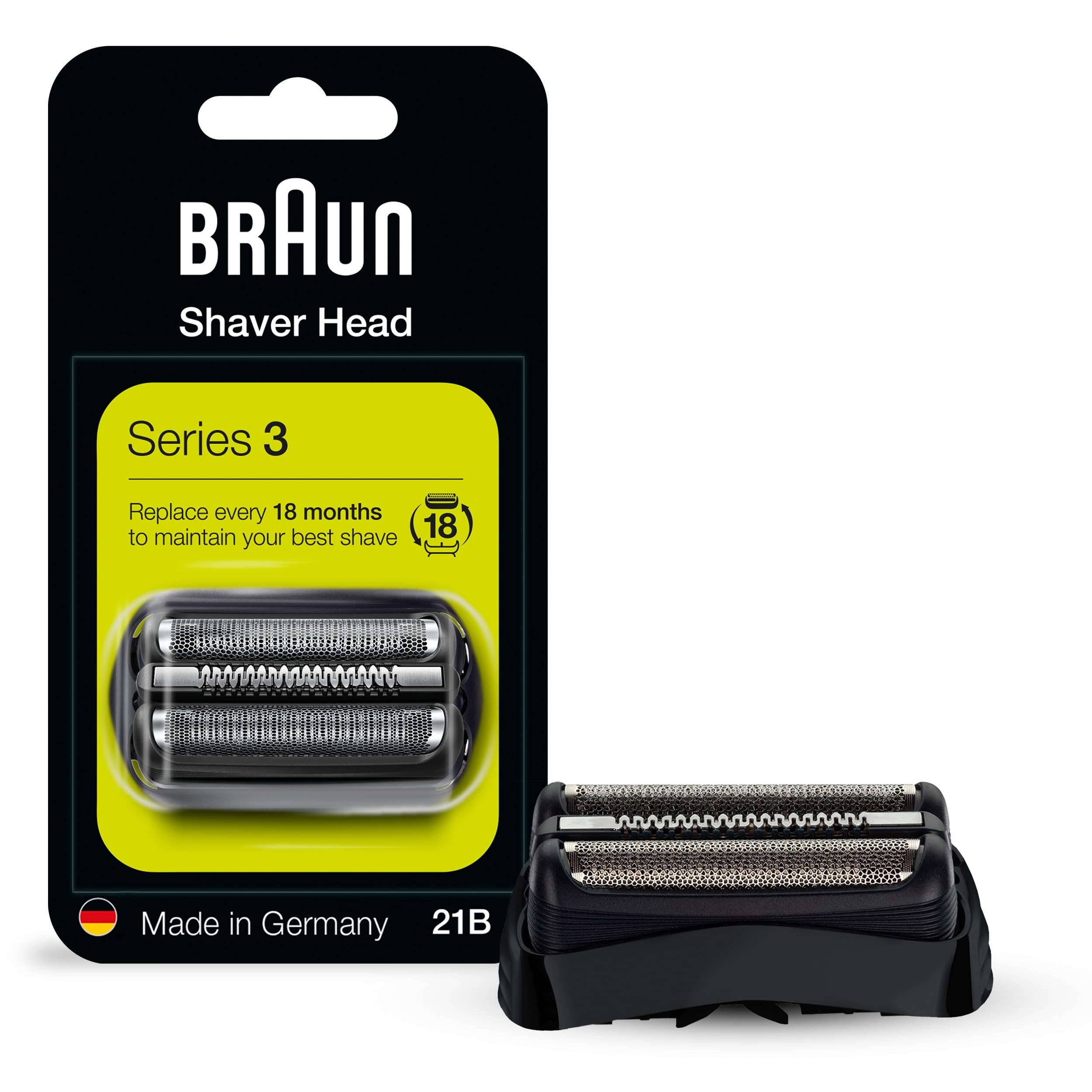 Cabeça De Substituição: Barbeador Elétrico Braun Series 3 21b