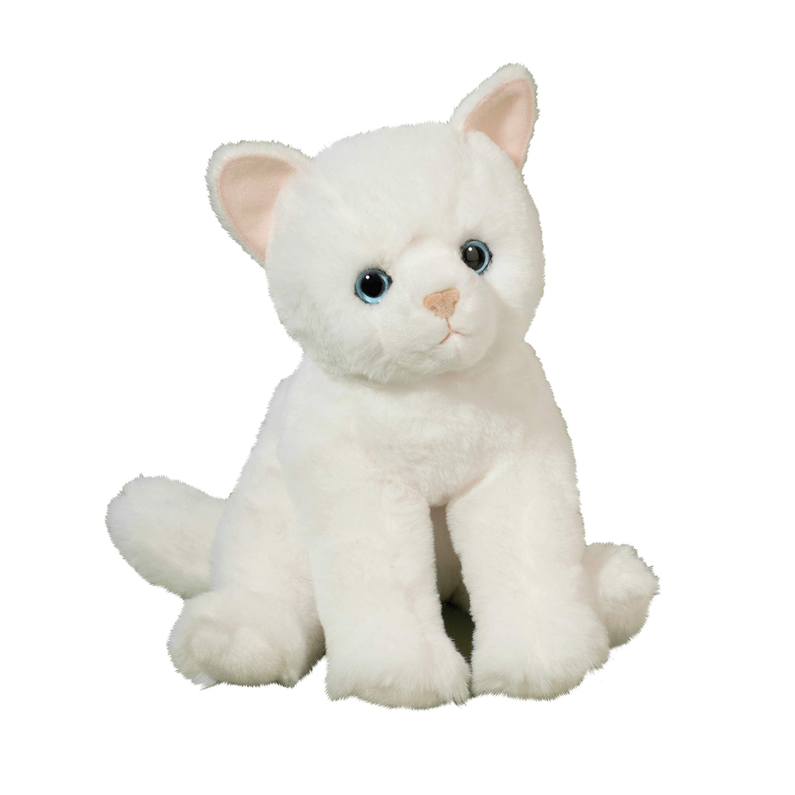 Bicho De Pelúcia Douglas Winnie White Kitty Cat Softie Plush