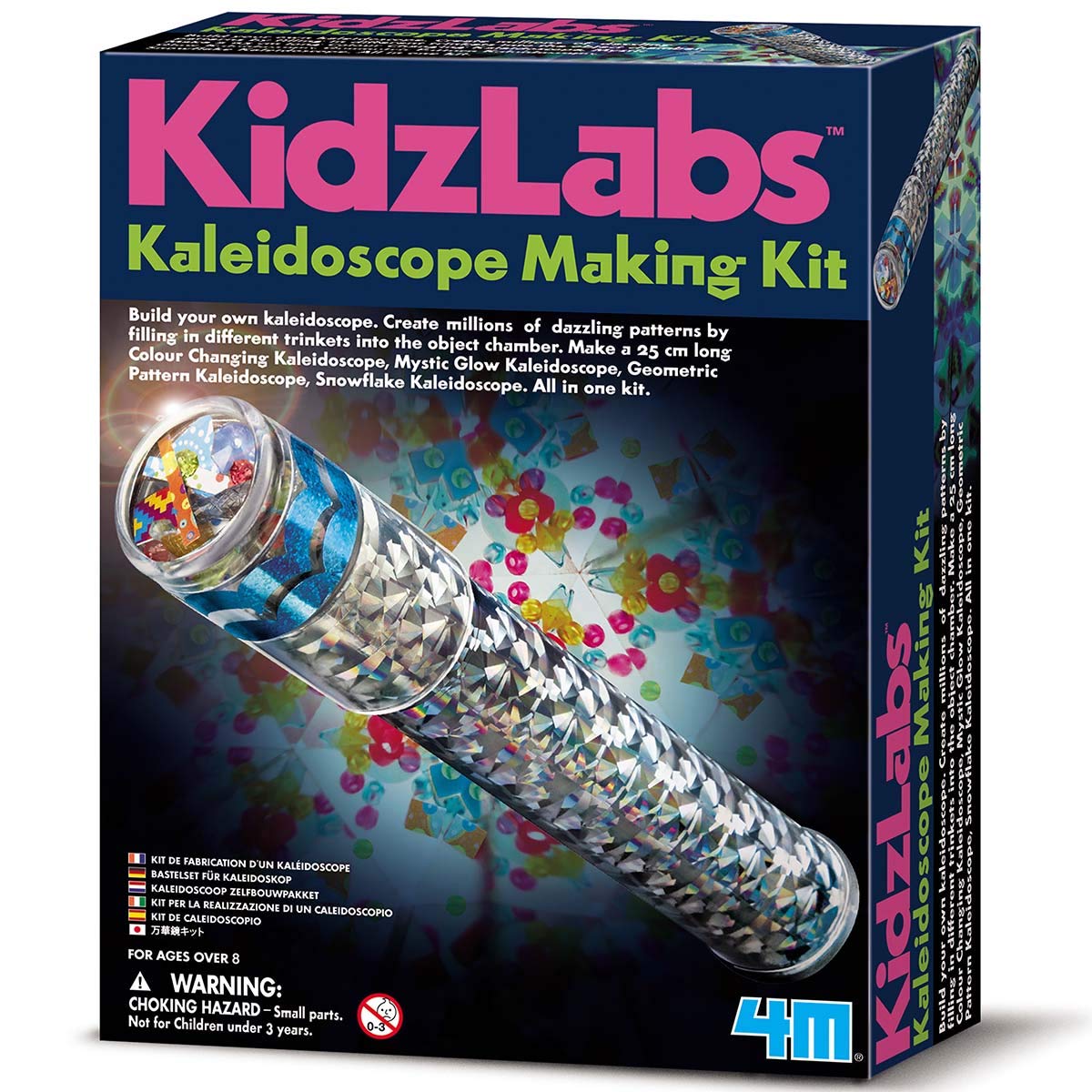 Kit De Fabricação De Caleidoscópios 4m Kidzlabs Optical Light Physics