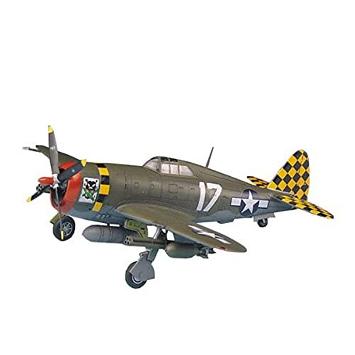 Kit De Modelos Academy P-47d Thunderbolt Razorback Multicolor