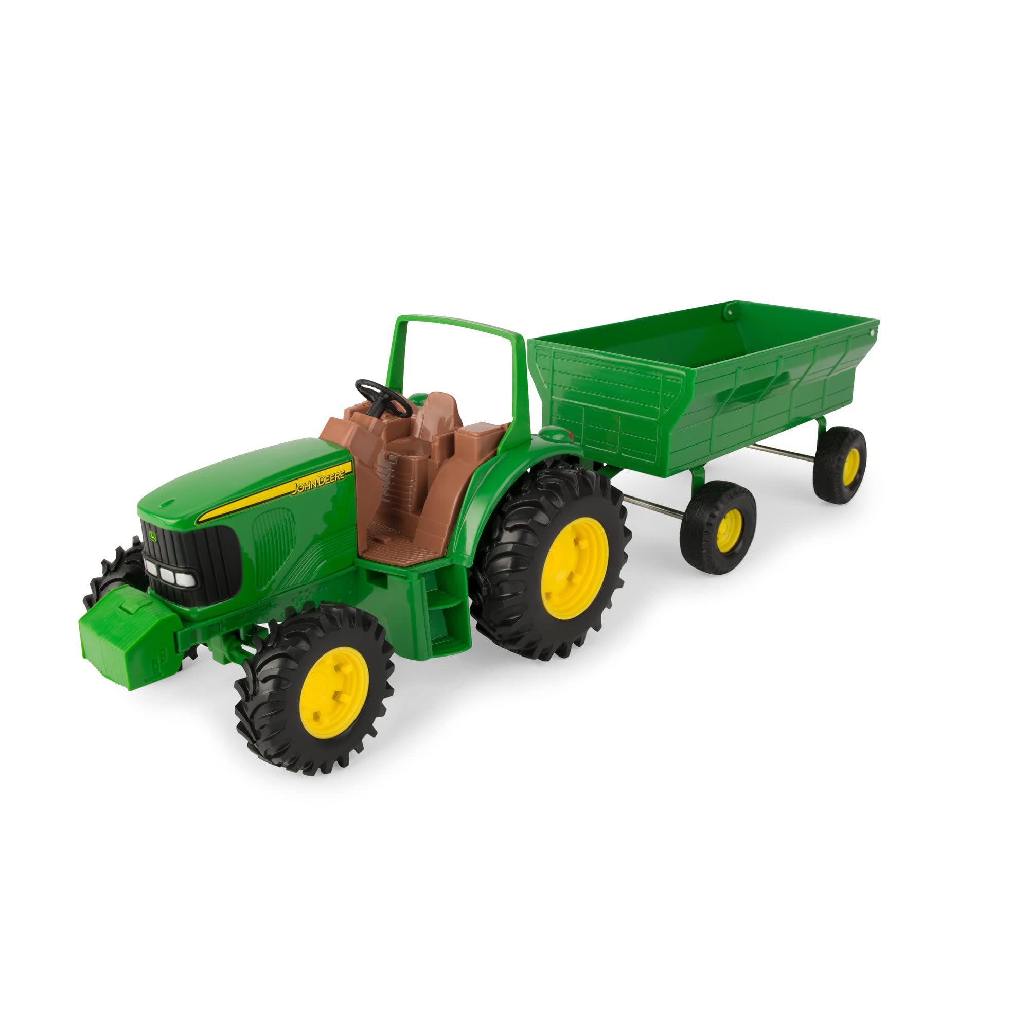 Conjunto De Tratores De Brinquedo John Deere Kids Tractor Wagon De 8 Polegadas E Mais De 3 Anos