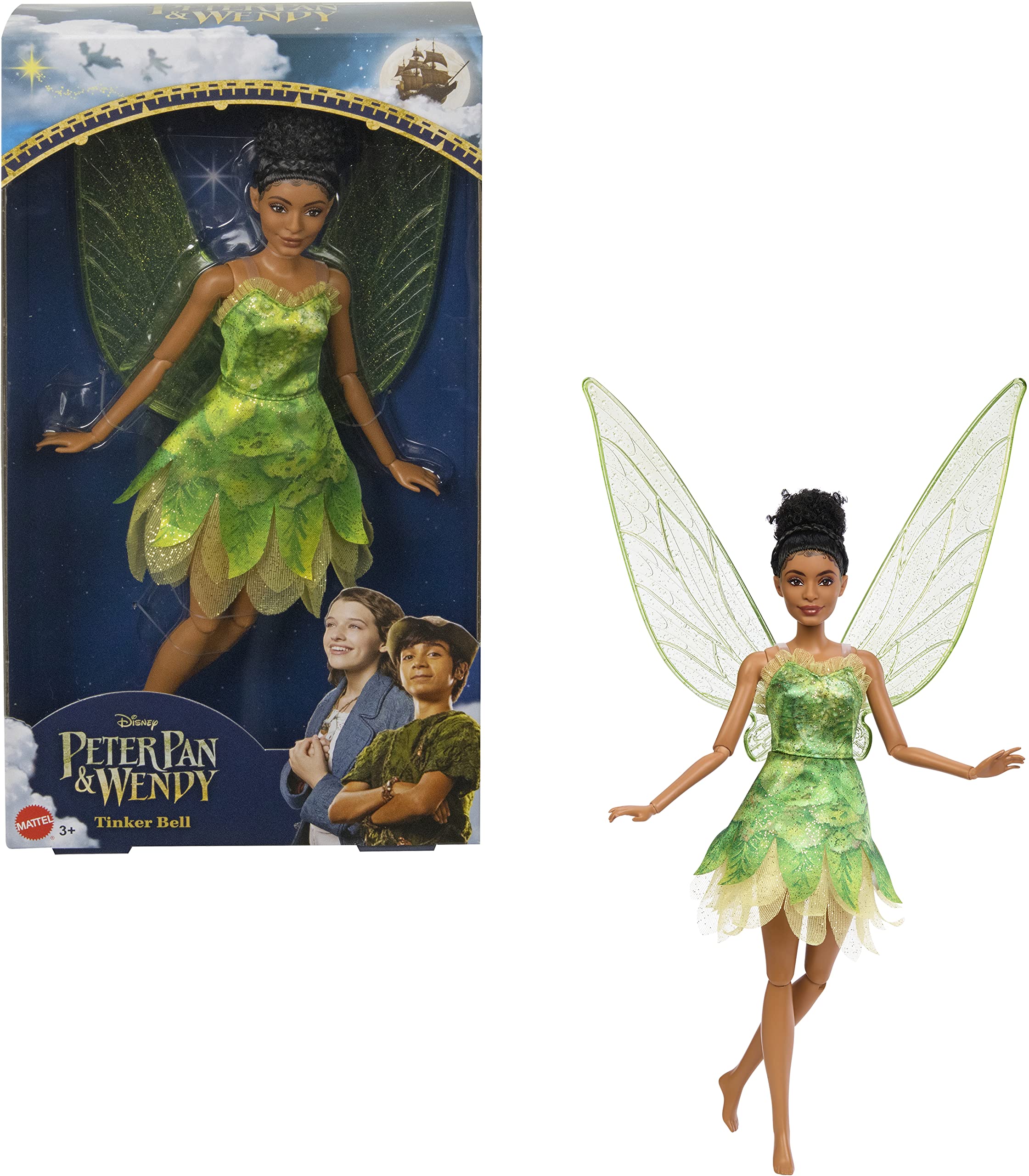 Boneca De Fadas Mattel, Filme Da Disney, Peter Pan E Wendy Tinker Bell