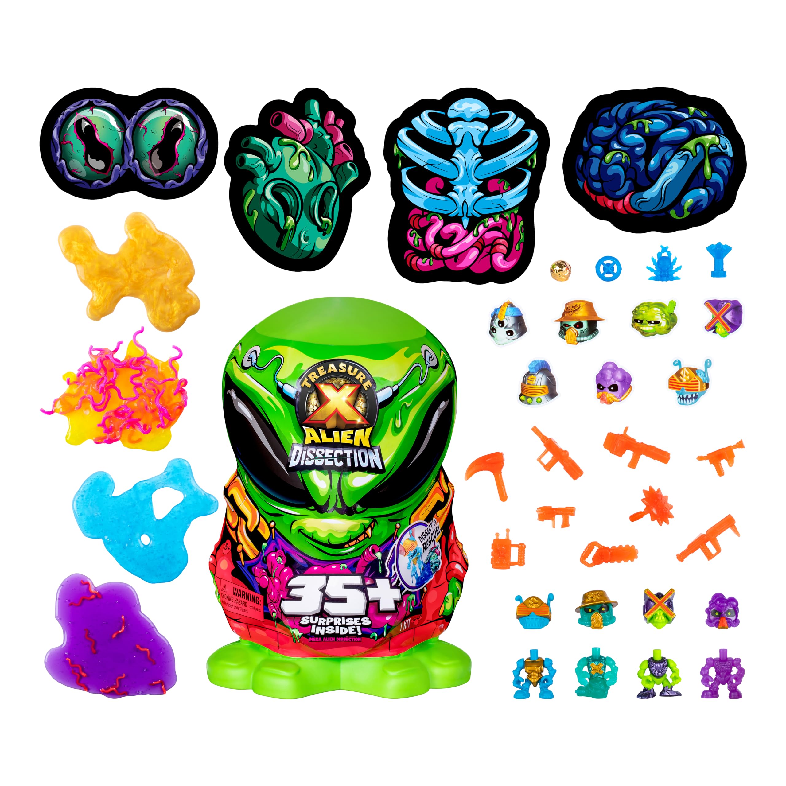 Toy Treasure X Mega Alien Dissecation Com 35 Surpresas De 12