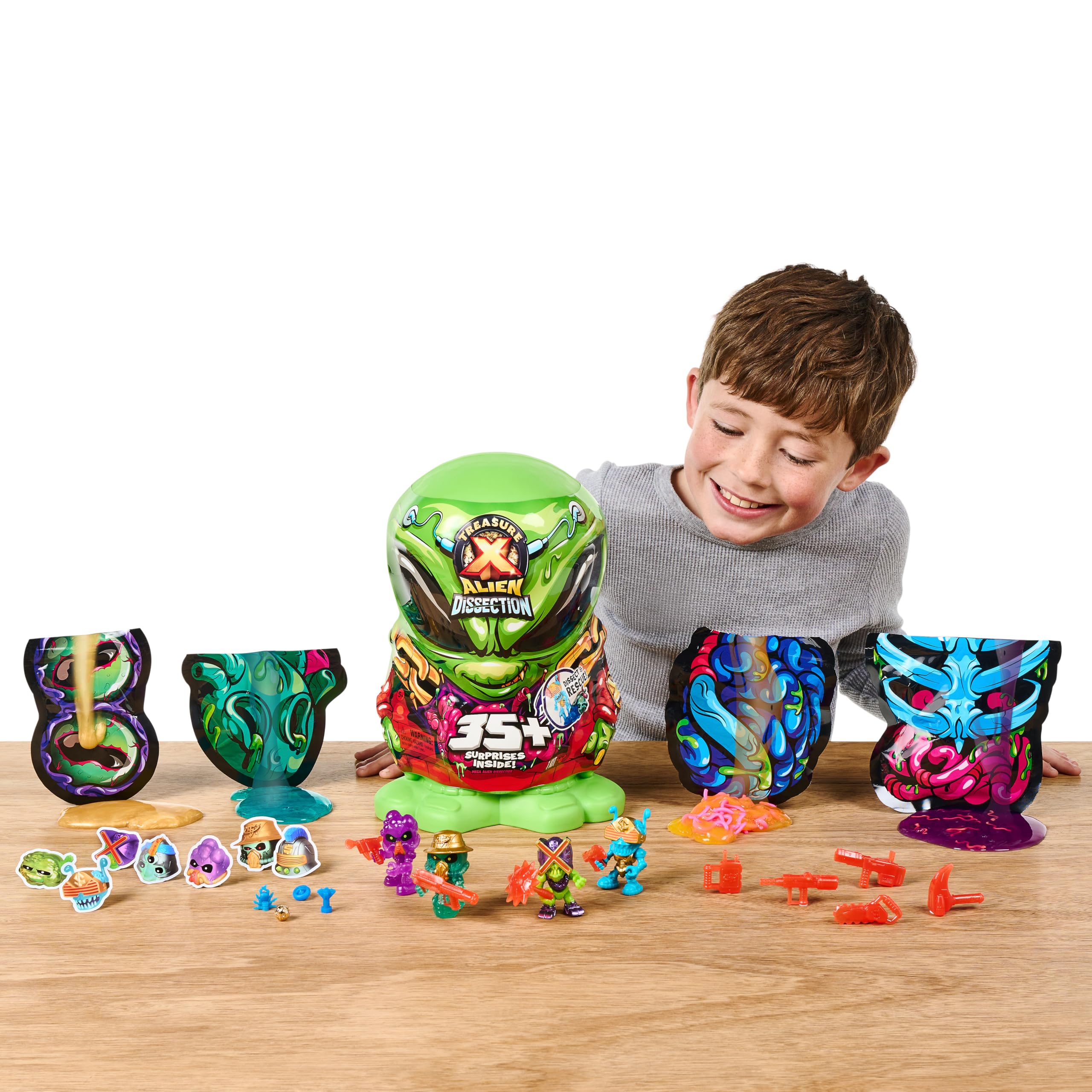 Toy Treasure X Mega Alien Dissecation Com 35 Surpresas De 12