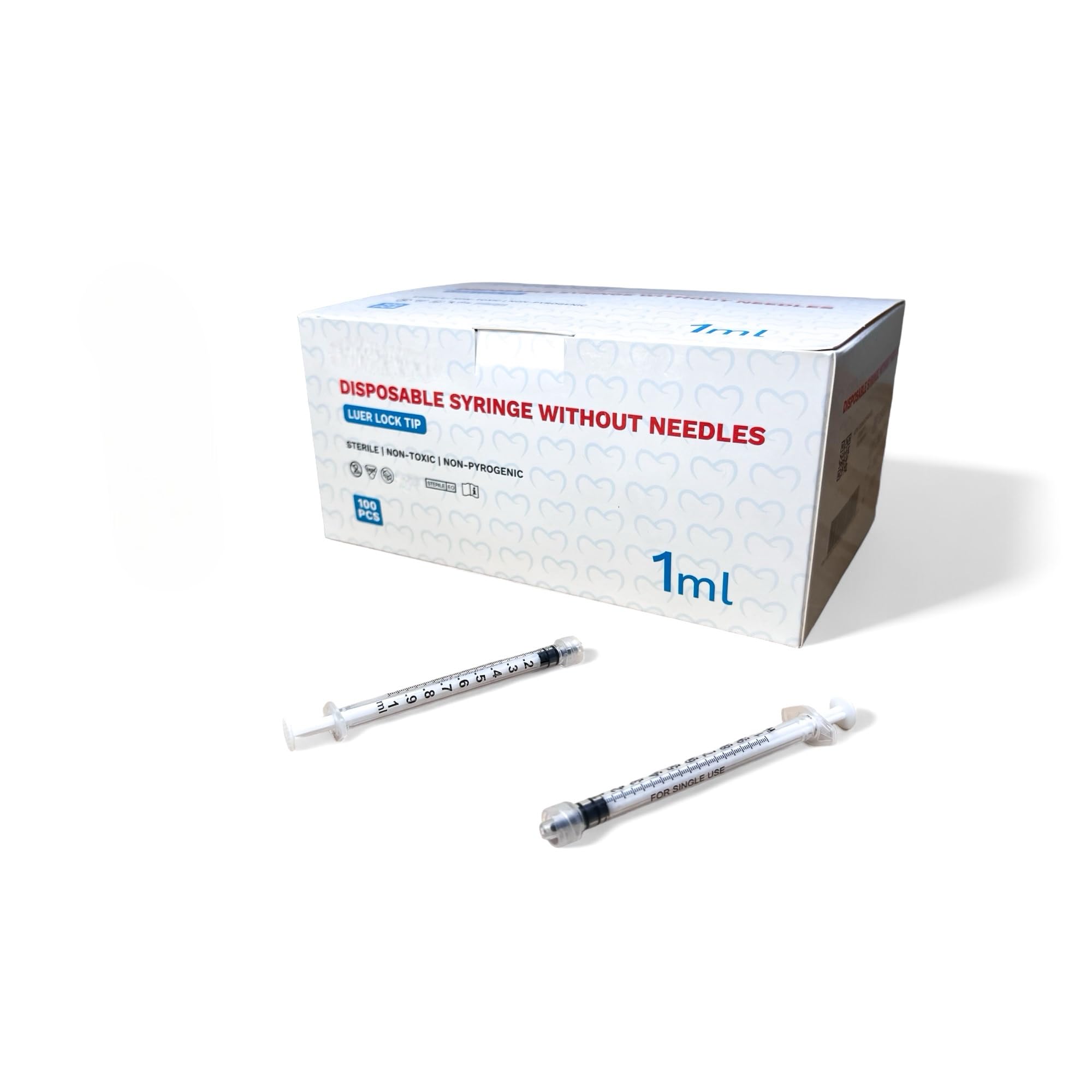 Seringa Descartável Luer Lock 1ml Estéril (caixa De 100)