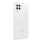 Smartphone Samsung Galaxy A22 128GB Branco 4G Tela 6.4" Câmera Quadrupla Selfie 13MP Traseira Esquerdo
