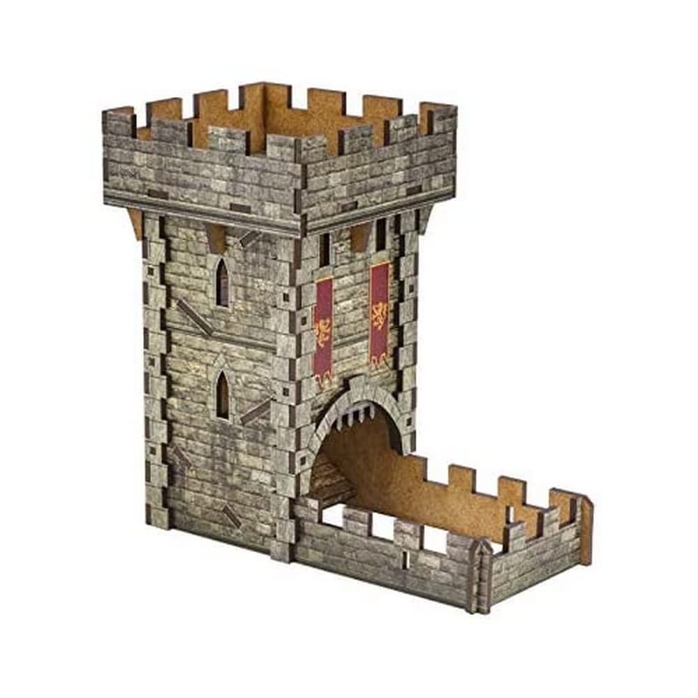 Dice Tower Q Workshop Cor Medieval Para Rolar Dados
