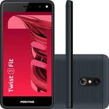 Smartphone Positivo Twist 3 Fit S509C Dual 32GB, 512MB RAM, Câmera Traseira 5MP, Tela 5.0' Grafite