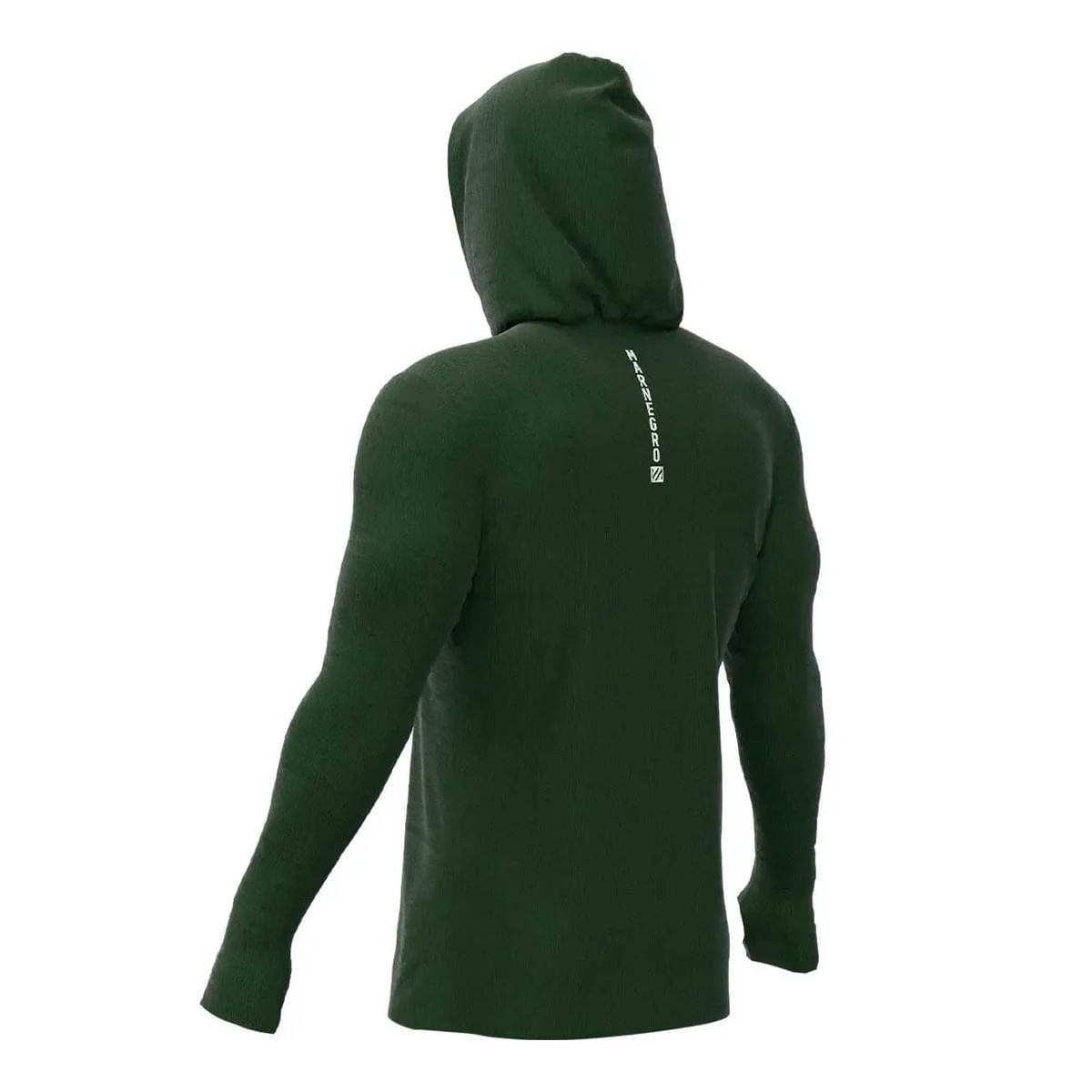 Camisa Mar Negro X-protect 360 Eduardo Monteiro Buff E Capuz Verde Musgo