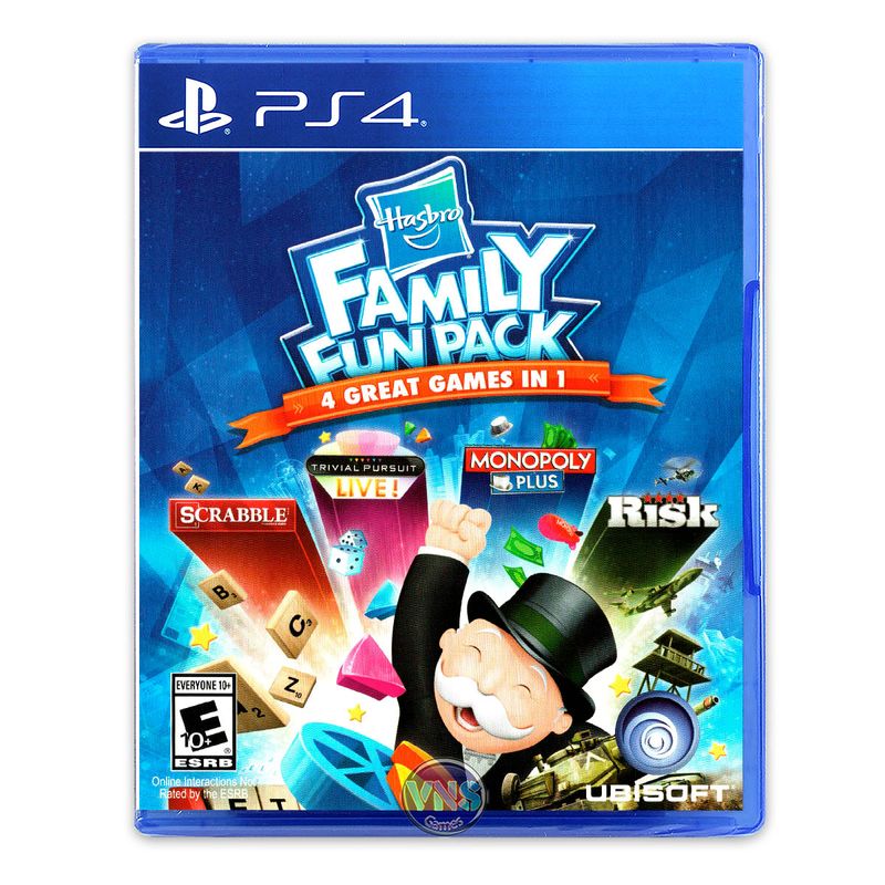 Jogo Family Fun Pack 4 Great Games In 1 - Playstation 4 - Ubisoft