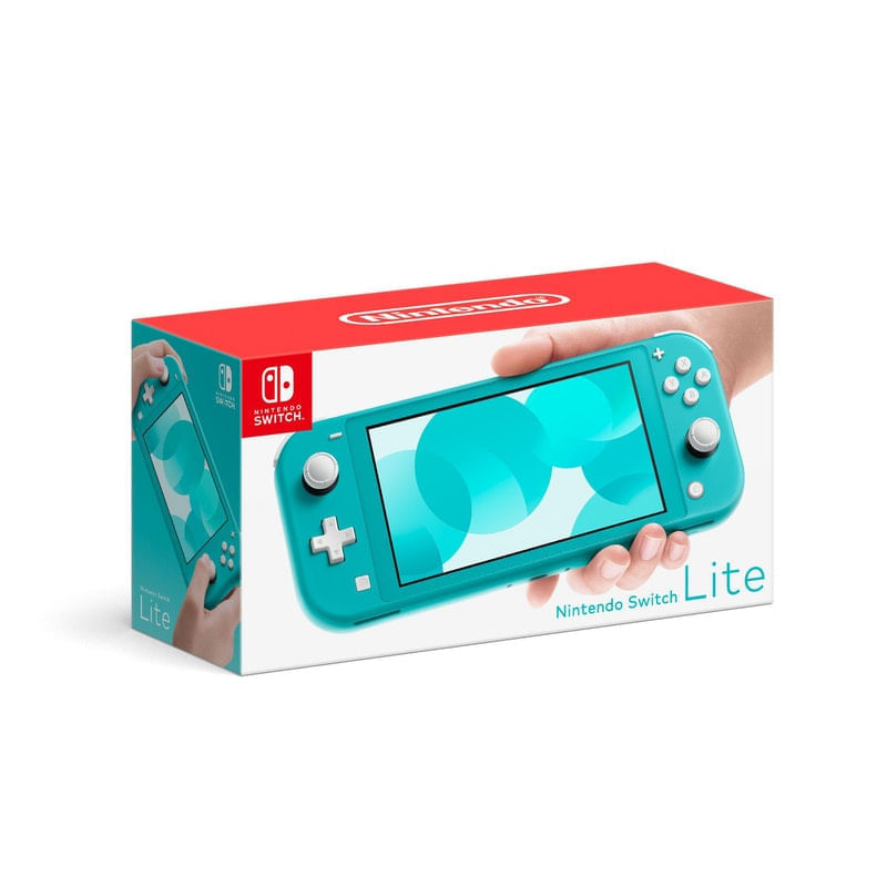 Console Nintendo Switch Lite Tela 5,5'' Azul Turquesa - Carrefour