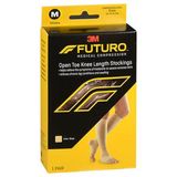 Futuro Medical Compressão Aberto Comprimento Do Joelho Do Joelho Meias Unisex Média Bege Firme 1 Cada Por 3m