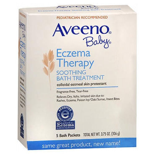 Aveeno Baby Soothing Bath Treatment Fragrance Free 5 Pkts By Aveeno