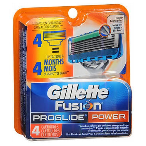 Cartuchos De Energia Gillette Fusion Proglide 4 Cada Da Gillette (pacote Com 4)