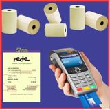 Bobina Termica 58 Mm P/maquina Cartão Credito Palha C/50