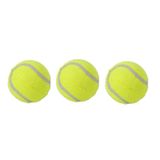 Brinquedo Para Cachorro Kit Bola De Tênis Com 3 Unidades