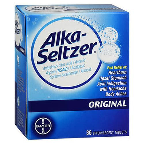 Comprimidos Efervescentes Alka-seltzer Original 36 Comprimidos Da Alka-seltzer (pacote Com 2)