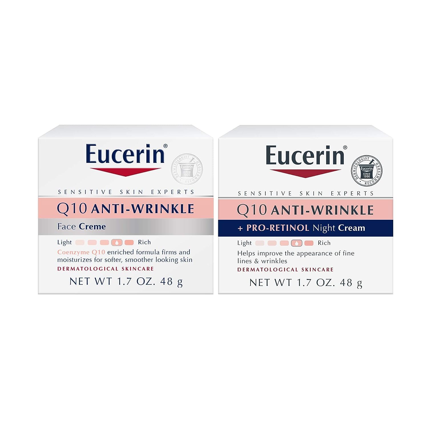 Pacote De Creme Eucerin Q10 Anti Rugas Dia E Noite 50ml