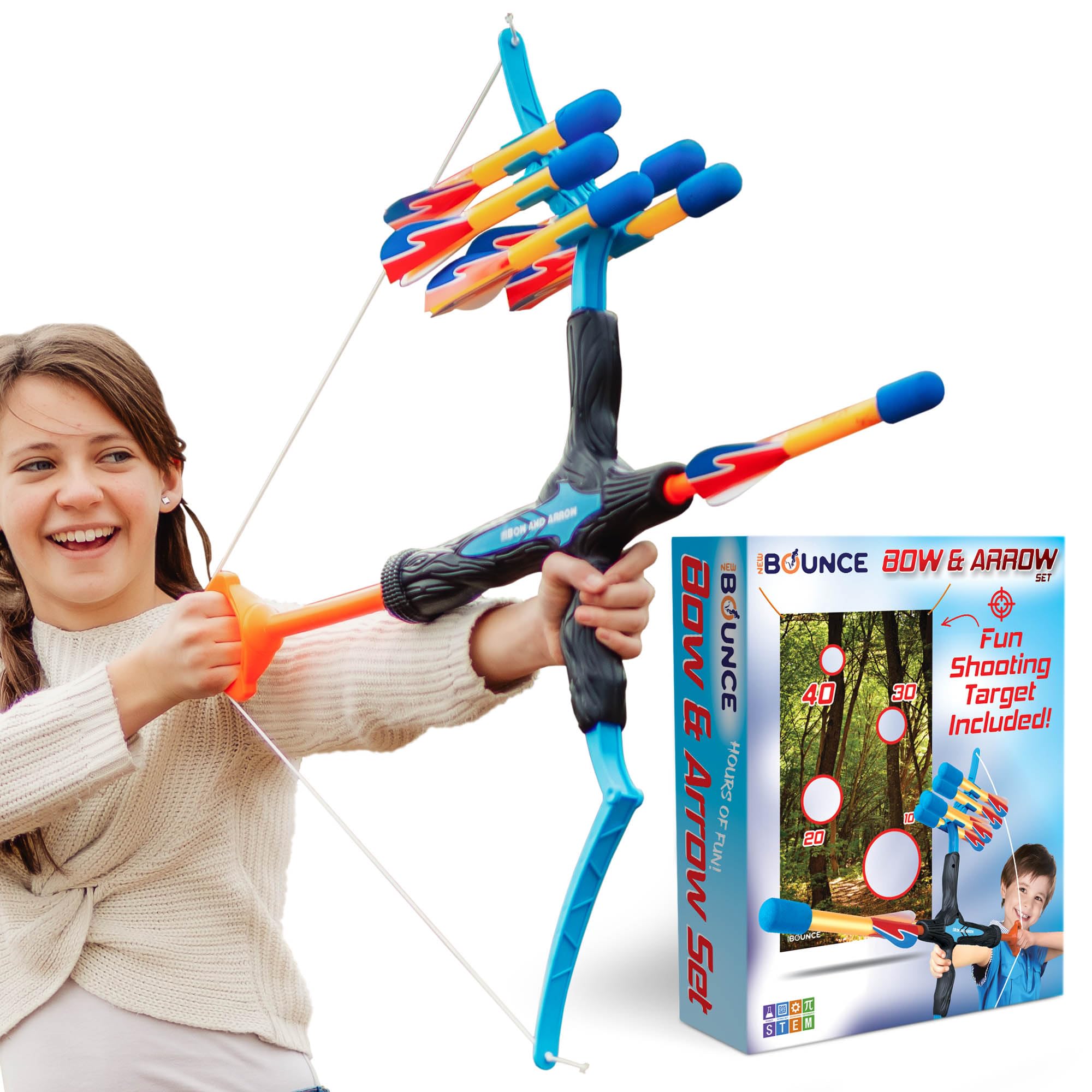 Conjunto De Arco E Flecha New Bounce Toddler Archery Com Target Kids