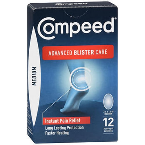 Almofadas De Gel Compeed Advanced Blister Care Médias 12 Cada Da Compeed (pacote Com 2)