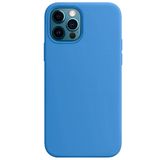 Case Aveludada Para iPhone 12 Pro Max (Tela 6.7') Azul-royal