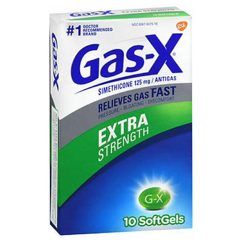 Gas-x Softgels Extra Strength 10 Cápsulas Da Gas-x (pacote Com 6)