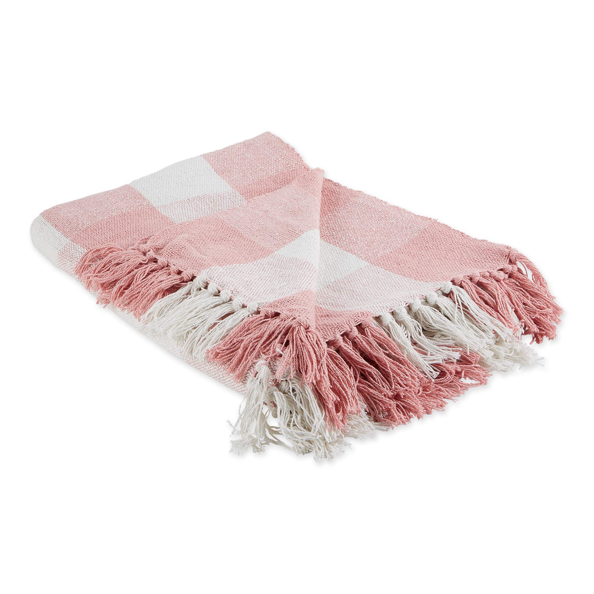 Throw Blanket Dii Buffalo Check Rustic Farmhouse 100% Algodão