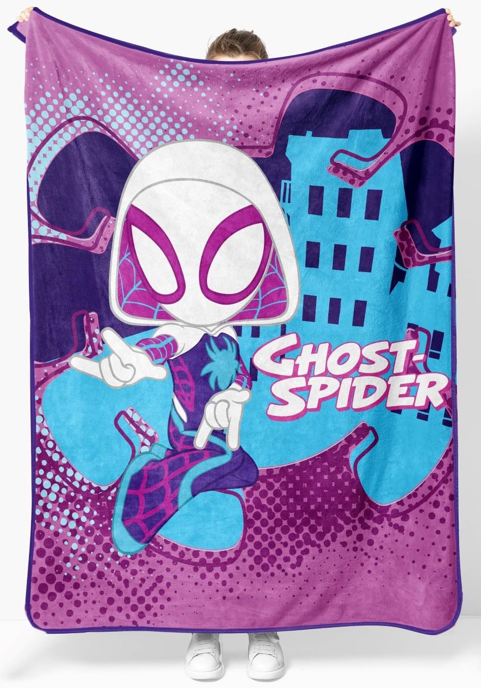Throw Blanket Marvel Spidey E Seu Incrível Amigo Ghost