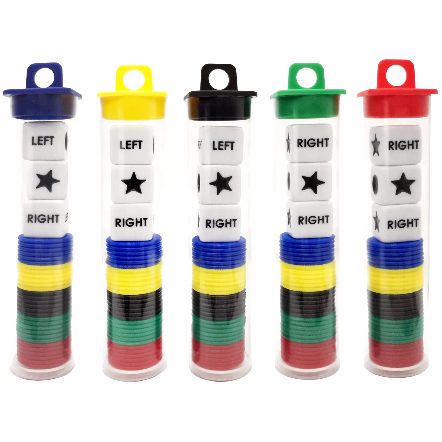 Conjunto De Dados Do Centro Esquerdo Direito Com 3 Dados E 30 Fichas X5